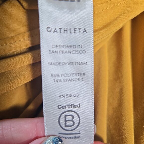 Athleta Marlow Romper - L Tuscan Gold - Picture 6 of 6